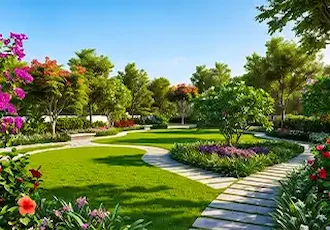 Landscaped Garden
